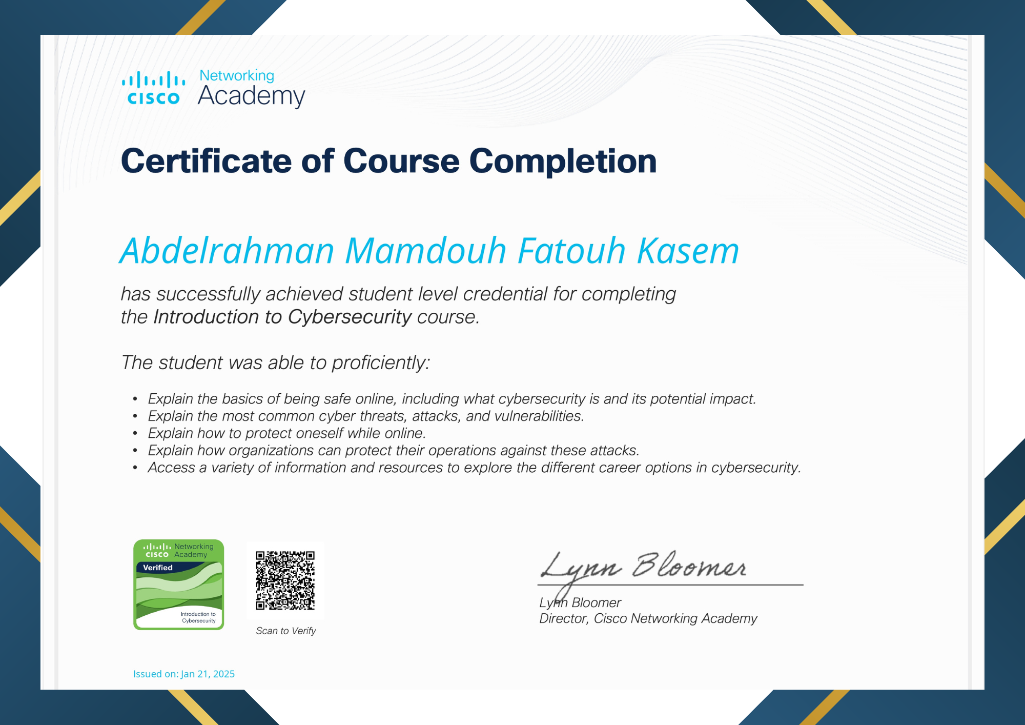 Data Analysis Certification